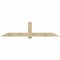 Ekena Millwork Eugene Rough Sawn Timber Gable Bracket, Douglas Fir, 96"W x 24"H x 6"D x 6"F, 6/12 Pitch GBW096X24X0606EUG00RDF - alternate 1